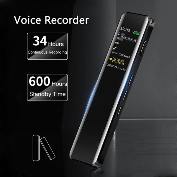 

digital voice recorder professional denoise hd color screen mini pen for recording meeting text