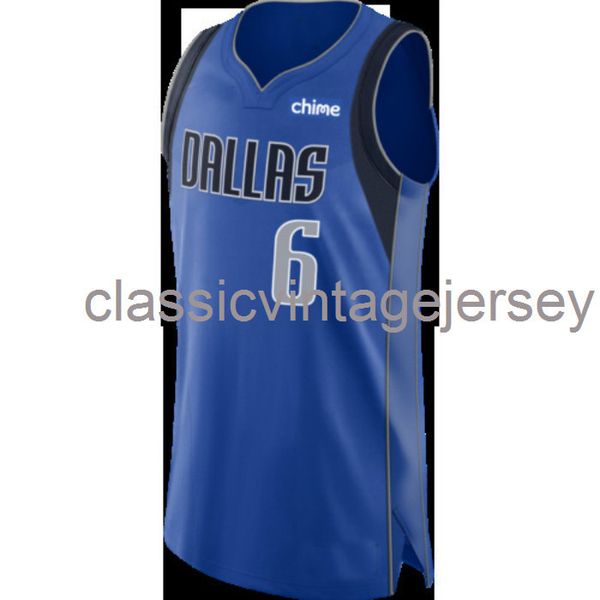 

custom kristaps porzingis #6 jersey stitched mens women youth xs-6xl ncaa, Black