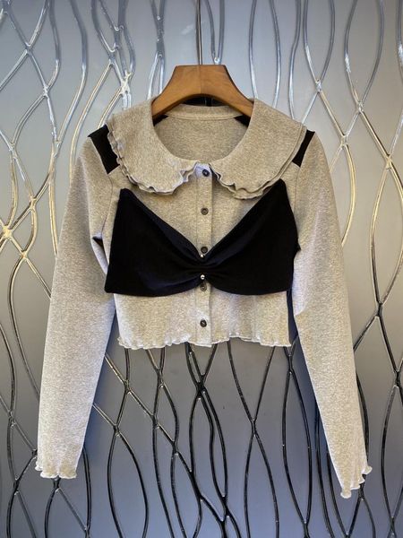 

men's t-shirts the 2021 dolls bowknot irregular coat 0926, White;black