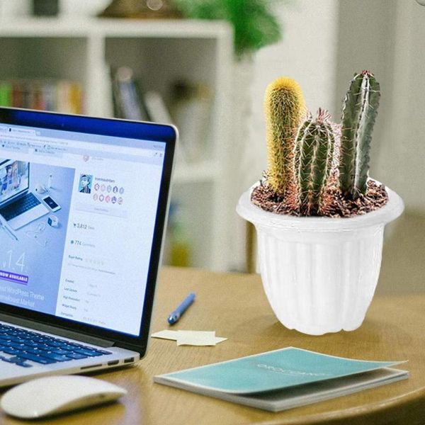 

10/20pcs flower pot orchid clear plastic pots succulent breathable slotted x6i9 planters &