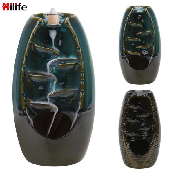 

fragrance lamps mixed incense cones for home office teahouse use ceramic holder decor backflow burner
