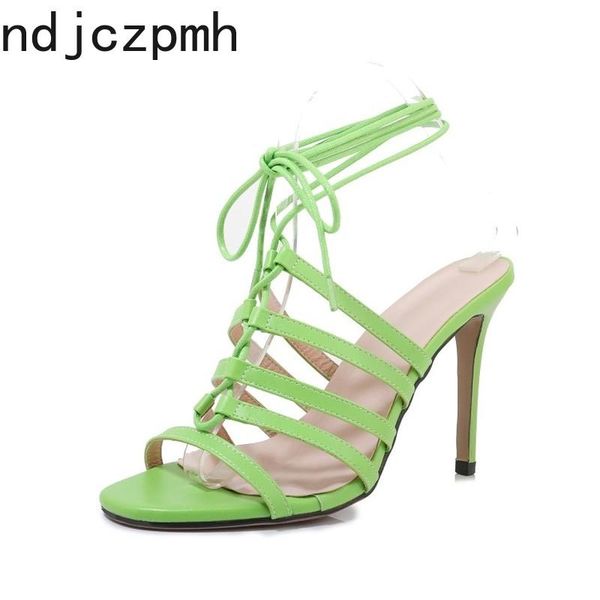 

dress shoes women's sandals summer the fashion lady open toe lace up comfortable thin heels high heel plus size 30-50, Black