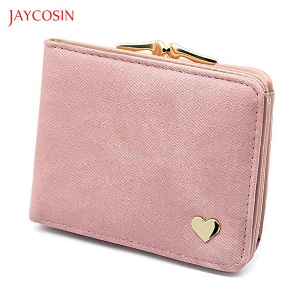 

wallets jaycosin women standard fashion leather coin purse novelty hasp fold ladies po card holder money handbag small wallet, Red;black