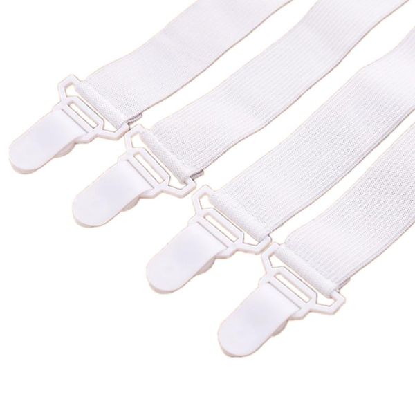 

clothing & wardrobe storage 4pcs/bag sofa cover finishing clip household sheets blanket holder non-slip buckle white elastic tools