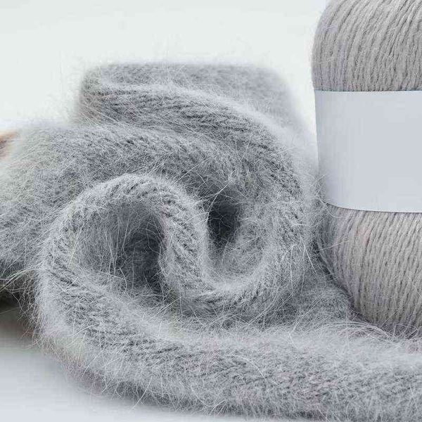 1 pc 50g / pcs fofas macias de lã de lãs de lãs de lãs de lã de lenço de lenço hand-woven lenço fios de crochê anti-static vs006 y211129