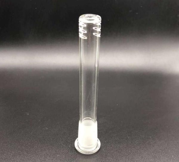 2021 Super Glas-Downstem-Rohr, 14 mm, 18 mm, weibliches dickes Glas, Down-Stem-Diffusor-Adapter für Glasbecher-Bongs, Wasserpfeifen