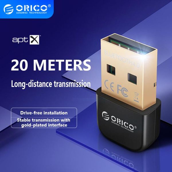 

hubs orico wireless usb bluetooth-compatible 4.0 adapter dongle transmitter receiver for pc windows speaker mouse laptop