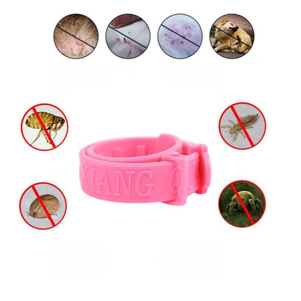 

pets dog cat anti-flea fleas control reject collars neck solid ring for small dogs puppy su & leashes