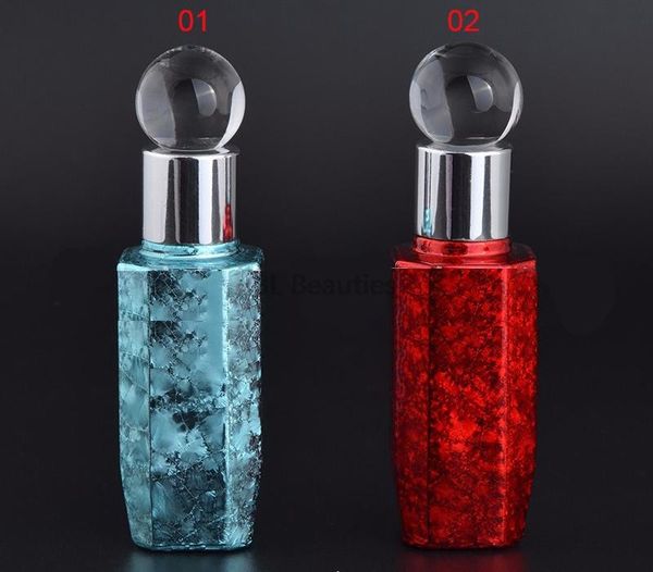 

storage bottles & jars 200pcs/lot 10ml polygonal portable perfume spray bottle glass roll on dropper empty