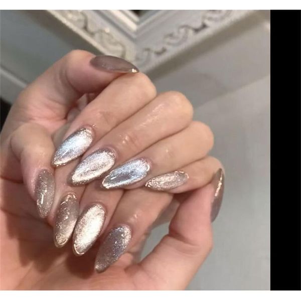 

nail polish spar cat's eye variety silver glue shop set vernis semi permanent uv