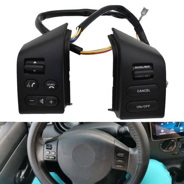 

black multi media steering wheel control buttons switch for nissan livina tiida sylphy 2007 2008 2009 2010