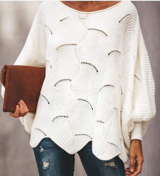 

fashion sweater autumn and winter 2021 large size thin knitwear women's top, White;black