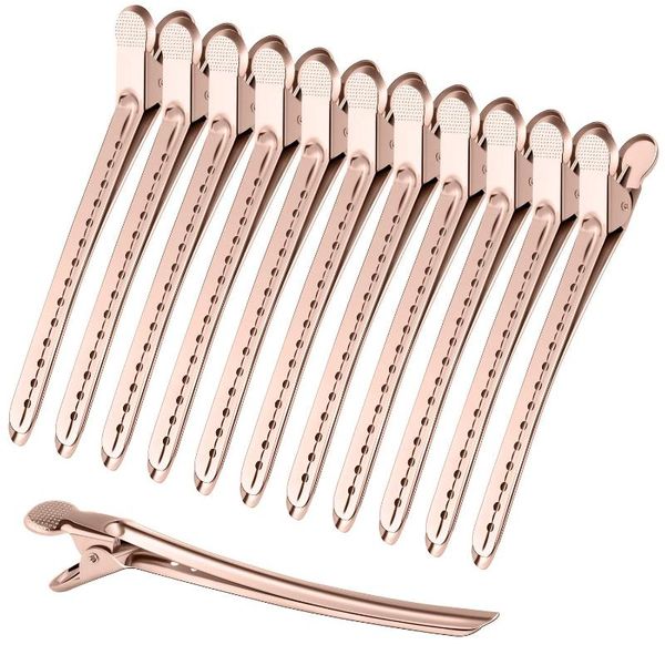 

12pcs professional salon stainless hair clips styling tools diy hairdressing hairpins barrettes headwear accessories