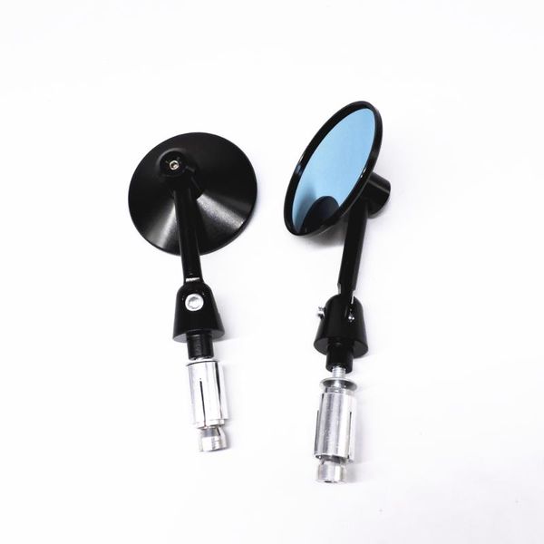 

motorcycle mirrors 1pair rear view round handlebar end mirror rearview motorbike side auto parts