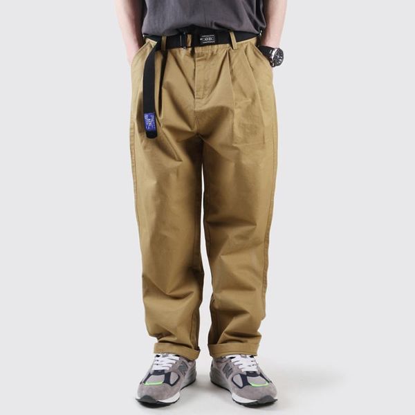 

vintage retro pants canvas trousers mens safari style solid color casual works fatigue, Black