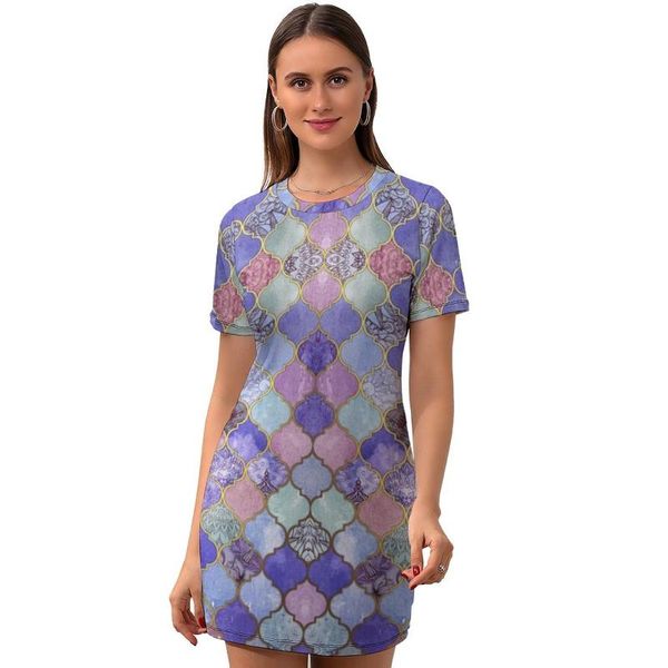

casual dresses bohemian dress short sleeve spring bodycon girls spandex pattern one-piece, Black;gray