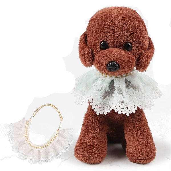 Colares 2 estilos Luxo por atacado Produtos para animais de estimação Dogs Cães Charme Colar Renda Colar Rhinestone Cachorrinho Colar Cat Acessório ZWL202