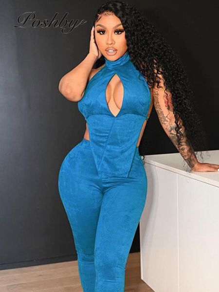 

poshby 123 women's two piece pants, White