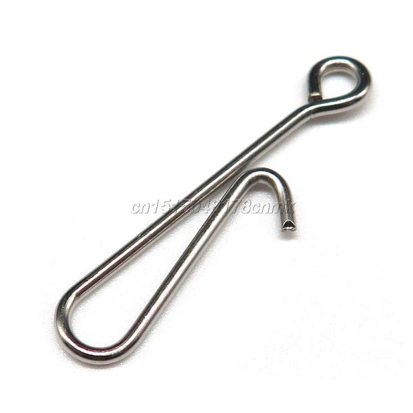 

fishing hooks minfishing 100pcs stainless steel hook connector swivel interlock snap tackles