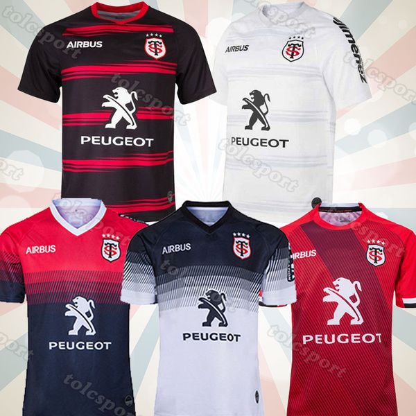

thailand 3xl 4xl 5xl toulouse munster city rugby jerseys 2021 new home away 2020 stade toulousain 2019 league jersey lentulus shirts leisure, Black;gray