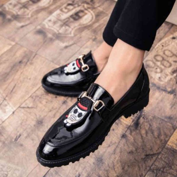 

dress shoes summer male leisure put a foot pedal lefu shoes, metal decoration, fashion and embroidery shoes ks015 ruww, Black