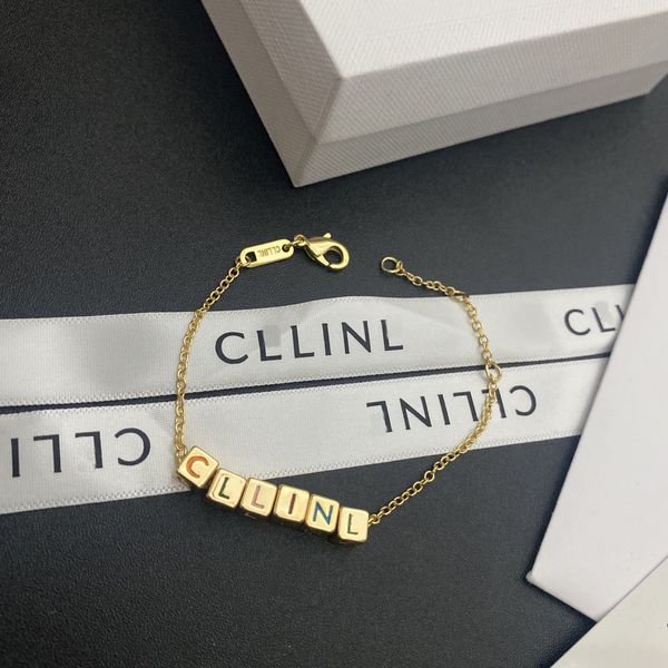 

design jewelry square fashion s jiawang red trend simple 2021 new bracelet brass material, Golden;silver