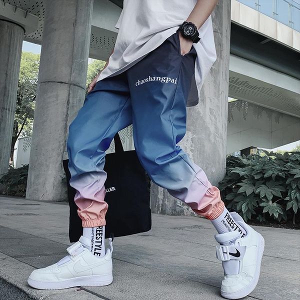 

fashion karajuku hip hop cool women pants oversized ankle length sweatpants high streetwear harem pencil, Black