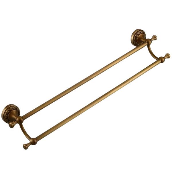 

towel racks double bar rack 2 layers antique bathroom accessories