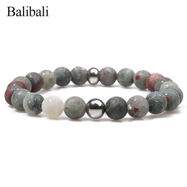 

charm bracelets balibali vintage men maxi natural stone strand bracelet meditation bijoux fashion jewelry pulseras masculina hombre, Golden;silver