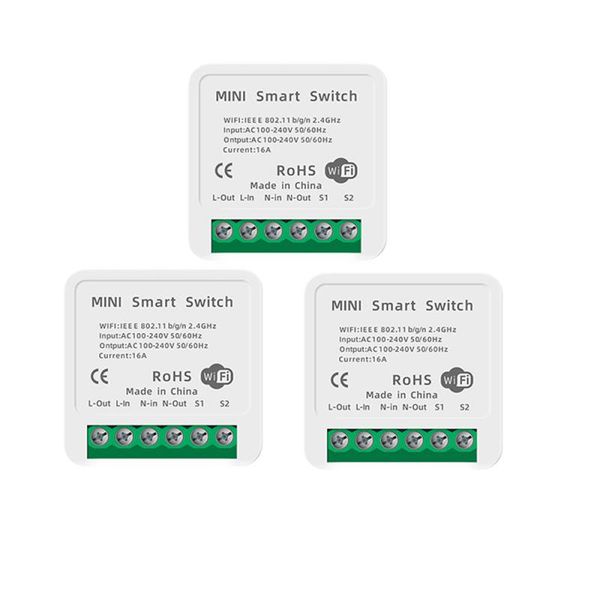 

smart home control 16a 10a mini wifi switch timer wireless switches automation compatible with tuya alexa google