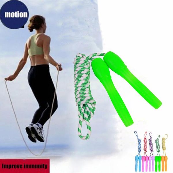 

cotton rope speed skipping adjustable amount of indoor fitness exercise children counting jump ropes