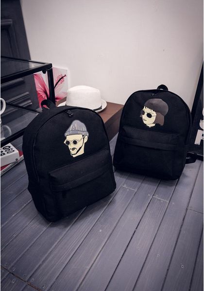 

backpack cartoon for men women teenager student fashion canvas bag