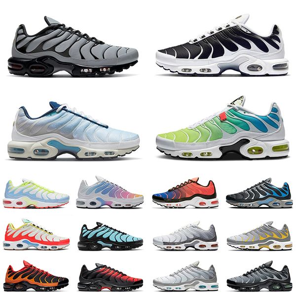 

tn plus men women running shoes worldwide voltage purple white pink crater oreo wolf grey triple black mens trainers outdoor sneakers