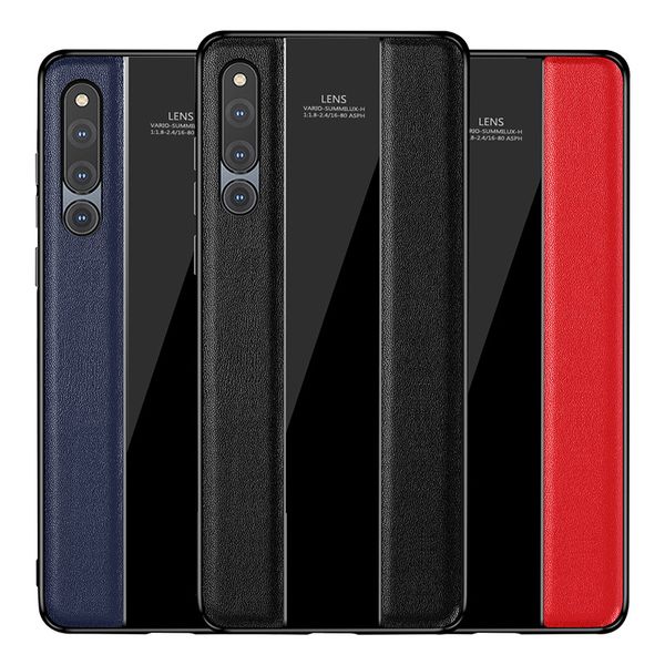 

for huawei mate10pro 20pro x case genuine leather cover luxury back cases original