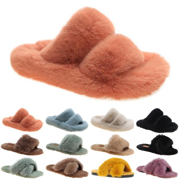 

luxury women shoes slides slippers womens sandals black white grey slide slipper flat flip flops size 35-40 color64