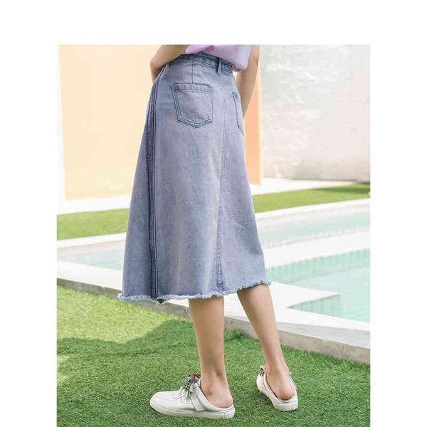 

casual dresses inman summer women pure cotton jeans sun bottom wera lady clothing wash tint retro a-line concise style girl denim, Black;gray