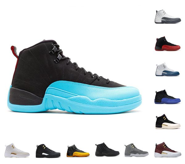 

2021 new twist low easter 12 12s mens high basketball shoes utility grind indigo flu game dark concord ovo white reverse taxi fiba gamma