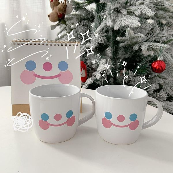 

mugs healing system ceramic cup cloud smile mug simple lovers milk coffee home