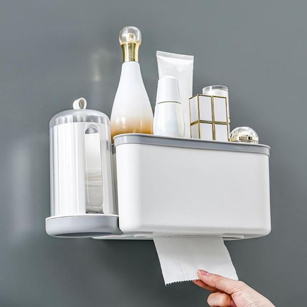

tissue box wall mounted waterproof 2 colors toilet paper holder for bath accessory set