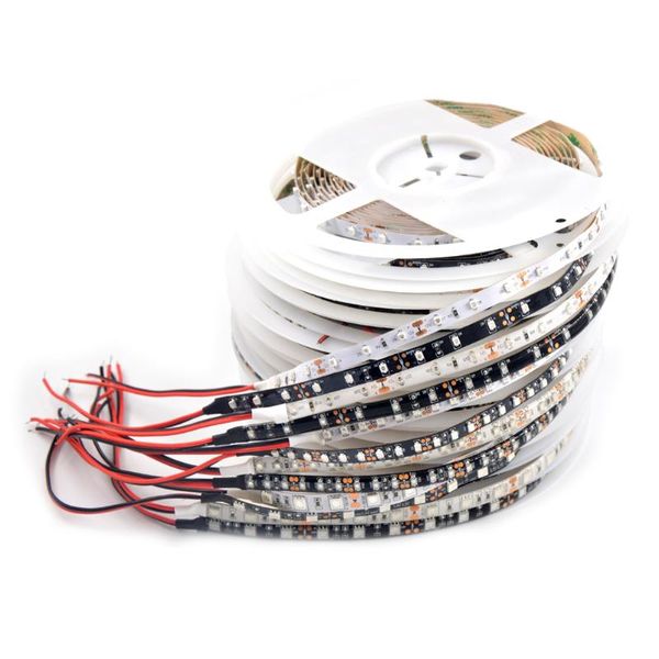 

strips dc12v 3528/ smd 60led/m 120led/m uv 395-405nm ultraviolet purple led flexible strip light tape white black lamp lighting