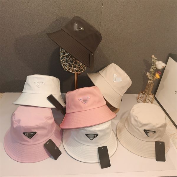 

2021 new fashion brand fisherman hat for men and women leisure metal inverted triangle sunshade hats big eaves cap, Blue;gray