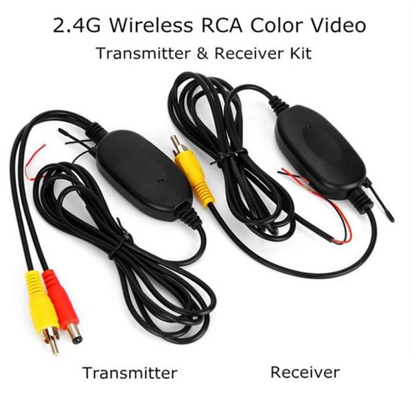 

car rear view cameras& parking sensors 2.4g wireless transmitter & receiver for reverse backup camera and monitor assistance vehicle cam