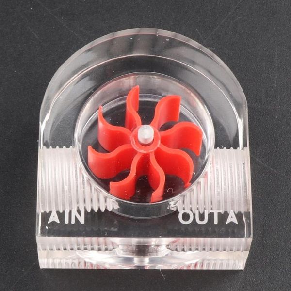 

acrylic flow meter g1/4 thread water cooling system coolant filter indicat computer cooler fittings 2-way holes retailsale fans & coolings