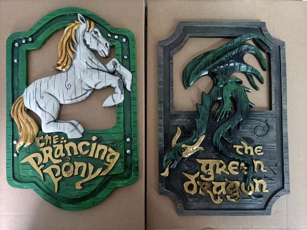 

party decoration 1pc wall pendant decorative vintage resin lightweight wall-mounted animal hanging ornament for home board