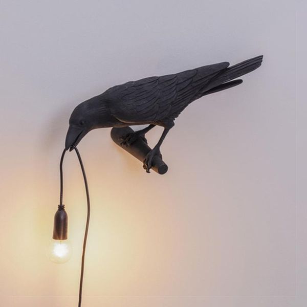 

wall lamps creative lucky bird lamp with plug nordic living room led table desk decorate night light bedroom corridor home decor