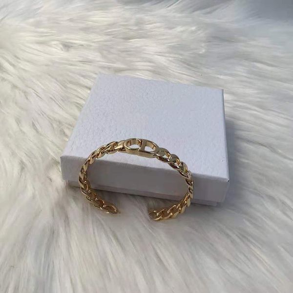 

bangles bracelet d family / dijia tassel women's cd letter advanced sense versatile fashion brass material, Black