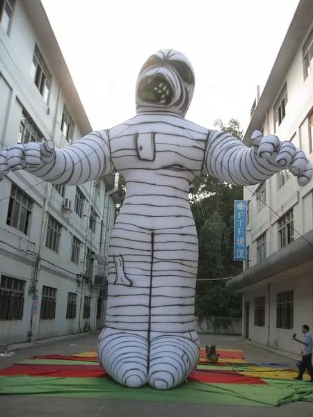 

factory price customized durable inflatable mummy balloon white ghost events promotion halloween outdoor decoration