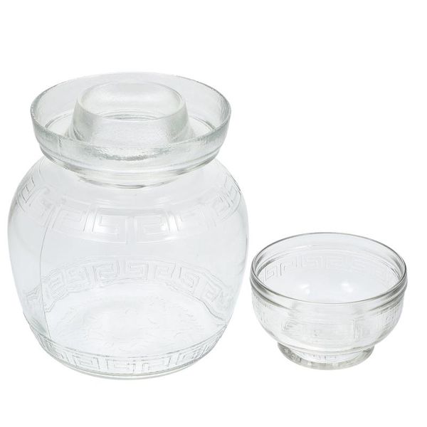 

storage bottles & jars clear glass kimchi jar pickling container cucumber airtight