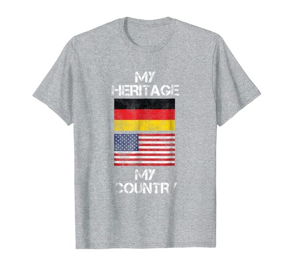 

My Heritage My Country German American T-Shirt, Mainly pictures