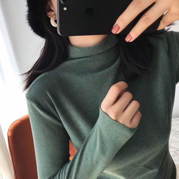 

women's sweaters aecu stretch women turtleneck long sleeve jumper knitted sweater pull femme autumn winter knitting pullovers, White;black